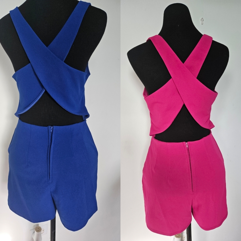 Junpsuit Overall (pink & blue) (2)